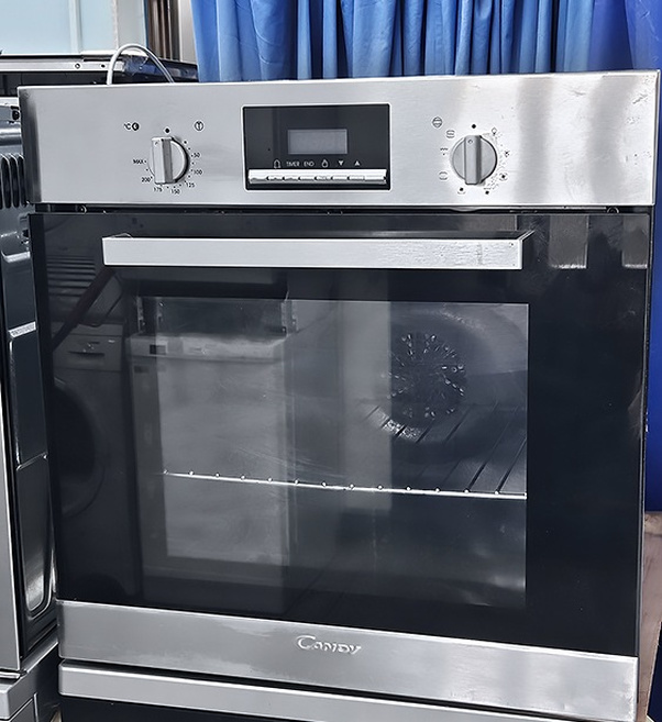 Horkovzdušná trouba Candy, gril, design: nerez – Samostatné vestavné trouby | Elektro Bazar Liberec